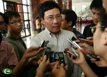 Bộ trưởng Bộ Ngoại giao Phạm Bình Minh