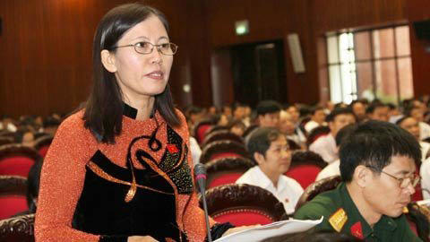 Đại biểu Lê Thị Nga