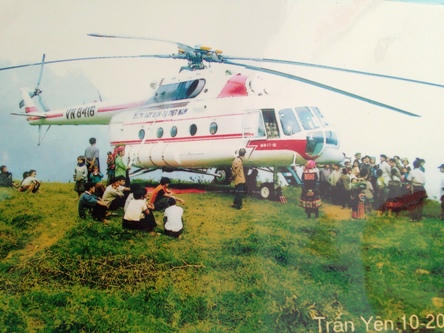 Chuyến bay MIA tại Trấn Yên do Tổng công ty Trực thăng Việt Nam thực hiện- ảnh tư liệu