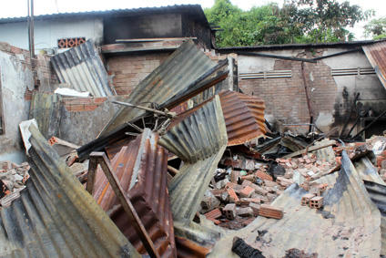 Hiện trường xảy ra vụ việc