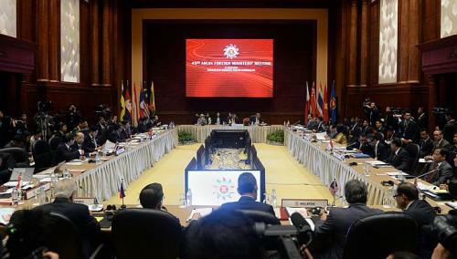 Các ngoại trưởng ASEAN tại AMM 46. Ảnh: Internet