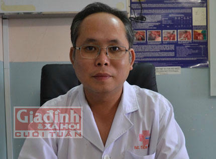 ThS.BS Mai Bá Tiến Dũng, Trưởng Khoa Nam học Bệnh viện  Bình Dân. Ảnh P.V.
