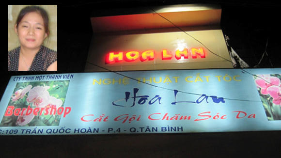 Tụ điểm trá hình núp bóng spa Hoa Lan và quản lý Bùi Thanh Lan