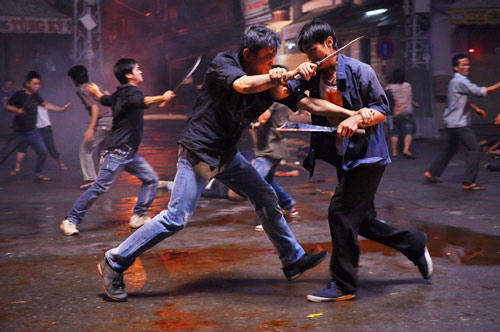 Một cảnh trong phim Bụi đời chợ lớn