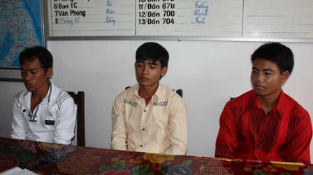 3 công dân Campuchia trước ngày về nước