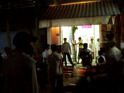 Hiện trường xảy ra vụ việc