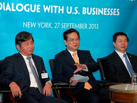 Thủ tướng Nguyễn Tấn Dũng tại buổi đối thoại