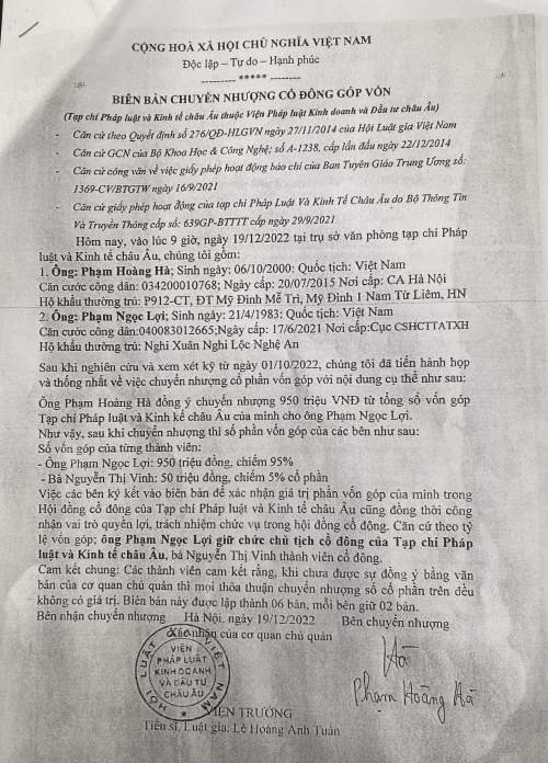 Liên quan đến“Nhà báo quốc tế” Lê Hoàng Anh Tuấn- Kỳ 2: Tạp chí nghiên cứu có thể được mua bán được không?