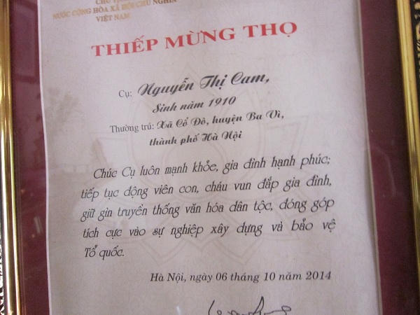 Tiết lộ bí quyết trường sinh lạ kỳ của cụ bà hơn trăm tuổi