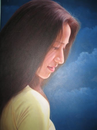 Vượt lên nỗi đau da cam, chàng trai dùng miệng vẽ tranh