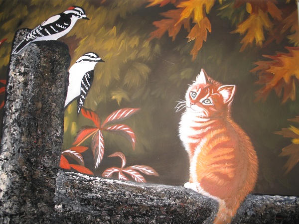 Vượt lên nỗi đau da cam, chàng trai dùng miệng vẽ tranh