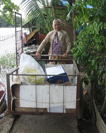 Cụ 76 tuổi nhặt ve chai kiếm tiền để hai chắt không phải ăn mày