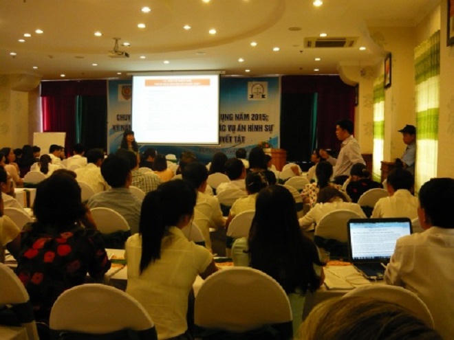 Hoàn thành Kế hoạch tập huấn các Bộ luật, Luật tố tụng 2015 cho người thực hiện trợ giúp pháp lý trên toàn quốc