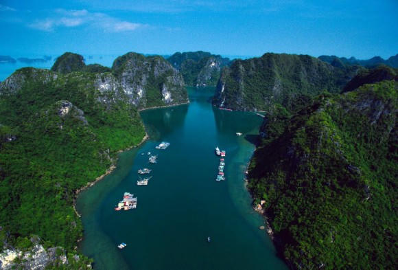 Ngất ngây chiêm ngưỡng cảnh đẹp ba miền Bắc - Trung - Nam nhìn từ bầu trời