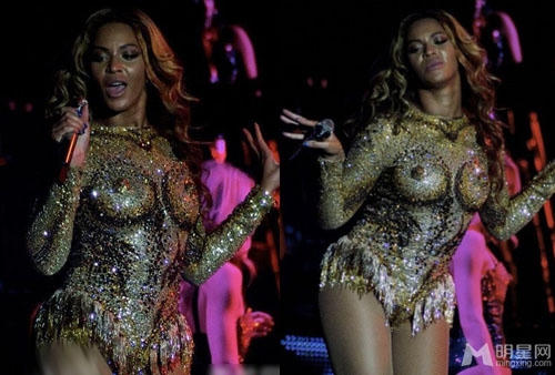 Những màn khoe thân lố bịch và phản cảm của Sao trên sân khấu - Ảnh 1