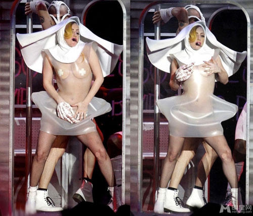 Những màn khoe thân lố bịch và phản cảm của Sao trên sân khấu - Ảnh 6