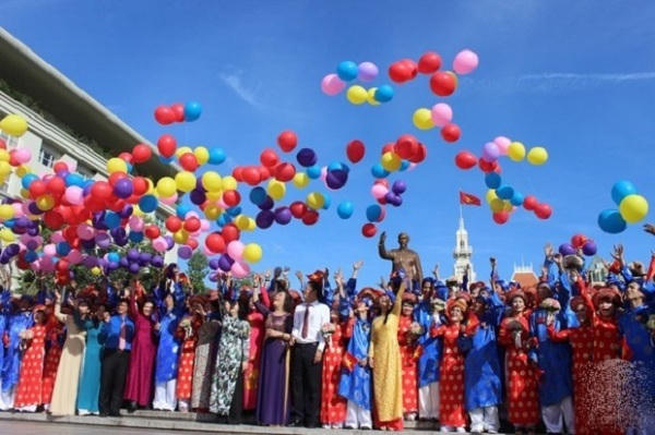 TP. HCM: Lễ cưới tập thể của 100 cặp đôi trong ngày Quốc khánh