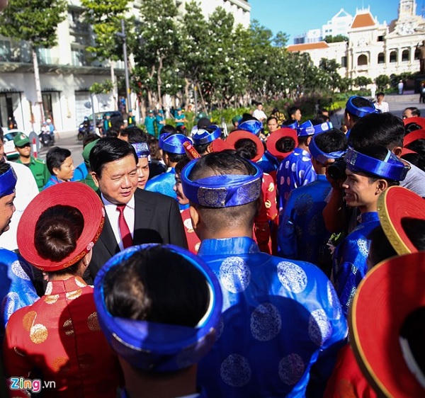 TP. HCM: Lễ cưới tập thể của 100 cặp đôi trong ngày Quốc khánh