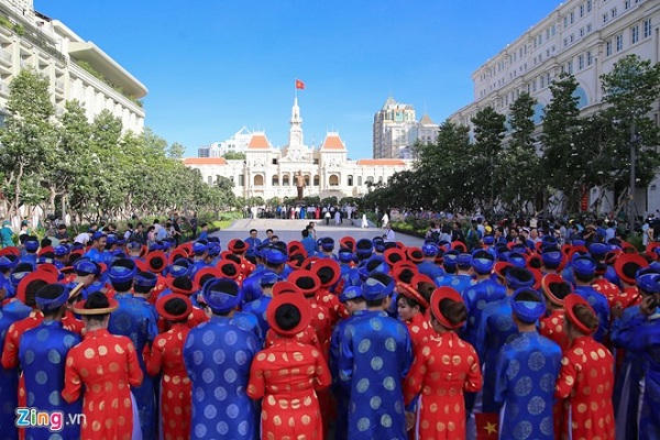 TP. HCM: Lễ cưới tập thể của 100 cặp đôi trong ngày Quốc khánh