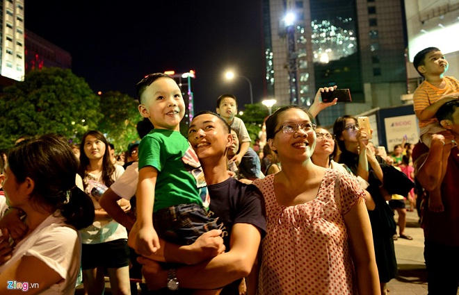 Mãn nhãn với màn pháo hoa mừng Quốc khánh tại TP HCM
