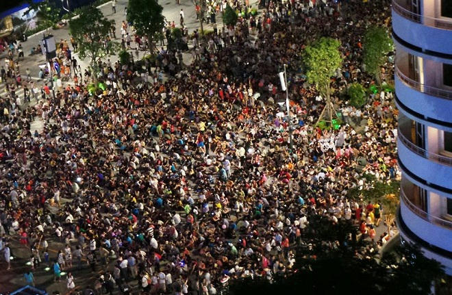 Mãn nhãn với màn pháo hoa mừng Quốc khánh tại TP HCM