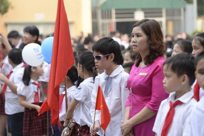 Ấn tượng hình ảnh chào mừng năm học mới trên cả nước