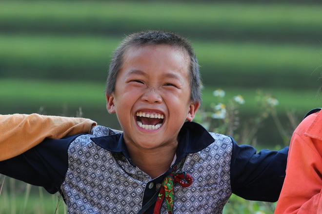 Trẻ vùng cao e thẹn chia sẻ ước mơ Tết Trung thu