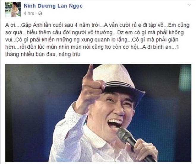 Nghệ sĩ Việt gửi lời tiễn biệt Minh Thuận