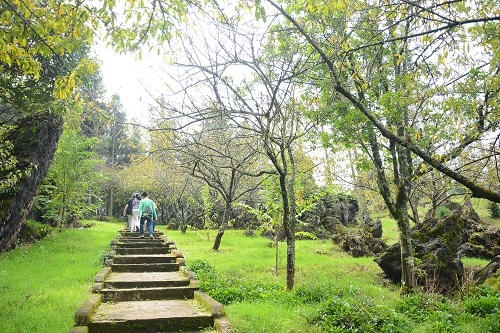 Khu du lịch sinh thái núi&nbsp;Hàm Rồng có trên dưới 20 điểm tham quan dành cho du khách. Ảnh:&nbsp;Phiêu Linh