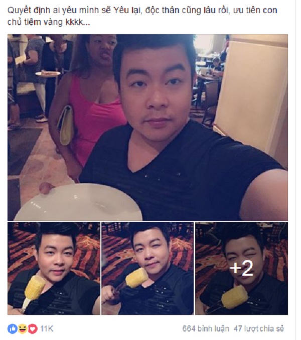 Quang Lê dí dỏm chia sẻ quyết định mới trong tình yêu của mình 
