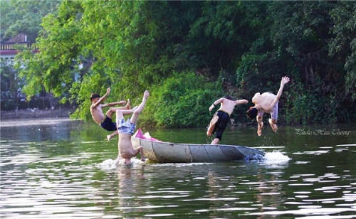 Ngây ngất trước những bức ảnh làng quê Bắc Bộ