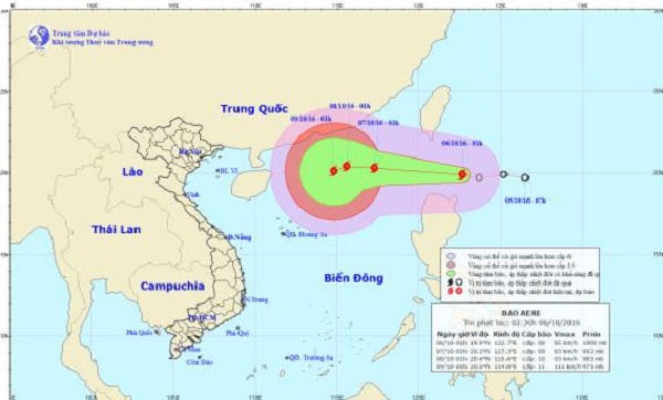 Bão mới sắp đổ bộ biển Đông, gió giật rất mạnh