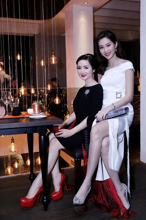 Hoa hậu Giáng My đọ sắc cùng Đặng Thu Thảo