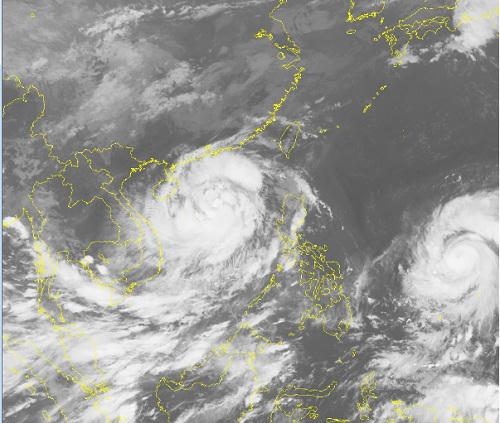 Bão giật cấp 15 - 17 hướng tới Quảng Ninh - Nam Định