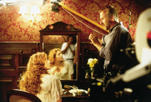 Tiết lộ ảnh hậu trường cực 'độc' của phim 'Titanic'