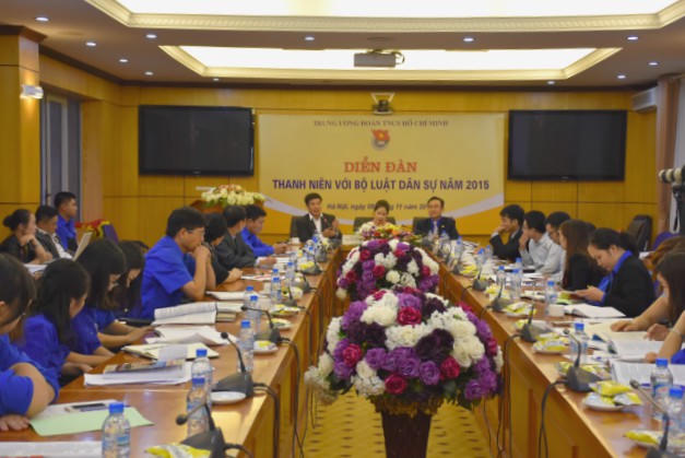 Diễn đàn Thanh niên với Bộ luật Dân sự năm 2015: Một hoạt động thiết thực, ý nghĩa