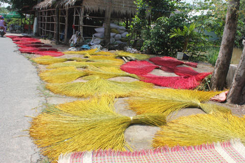 Về thăm làng chiếu Định Yên 