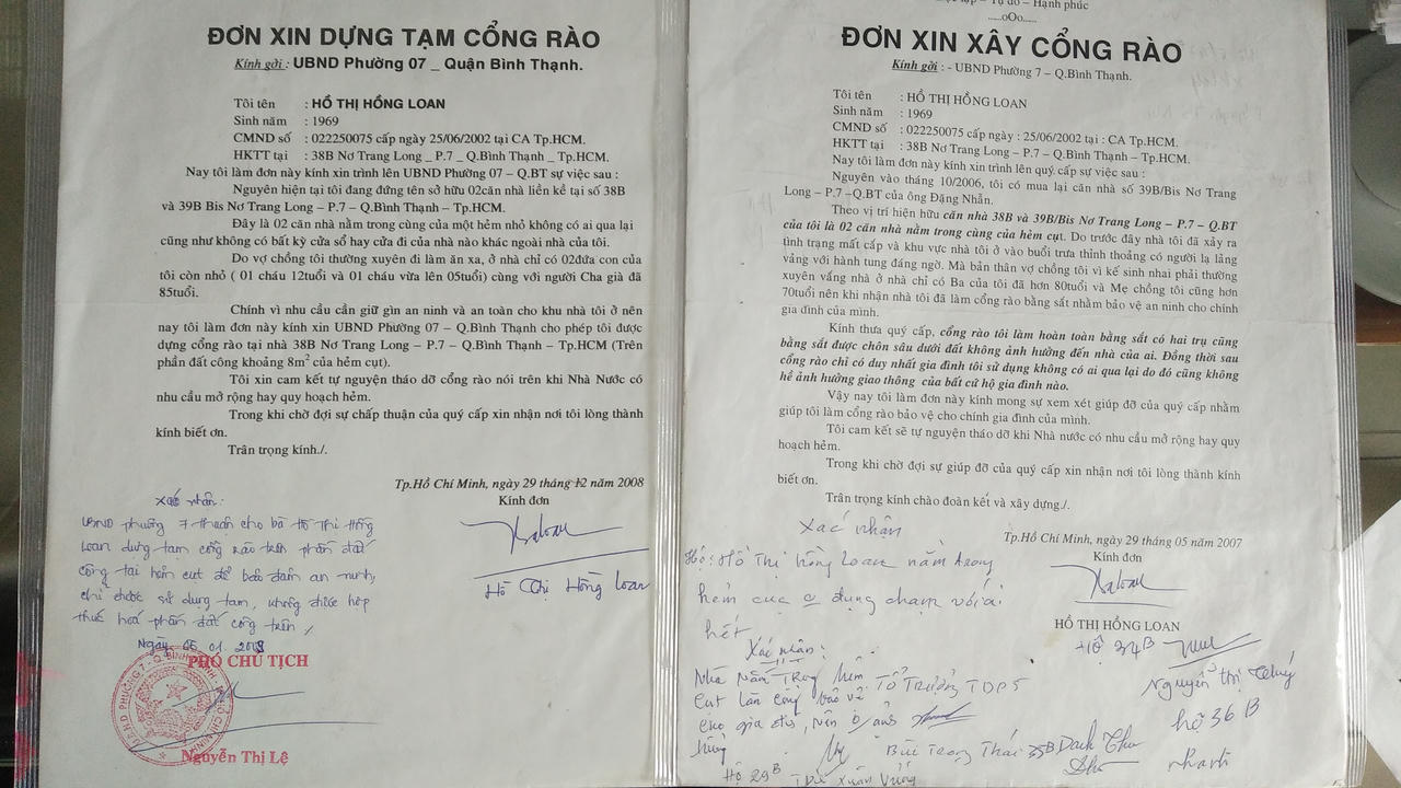 TP HCM: Cái cổng rào rắc rối “cõng” hàng chục biên bản, quyết định, đơn kiện