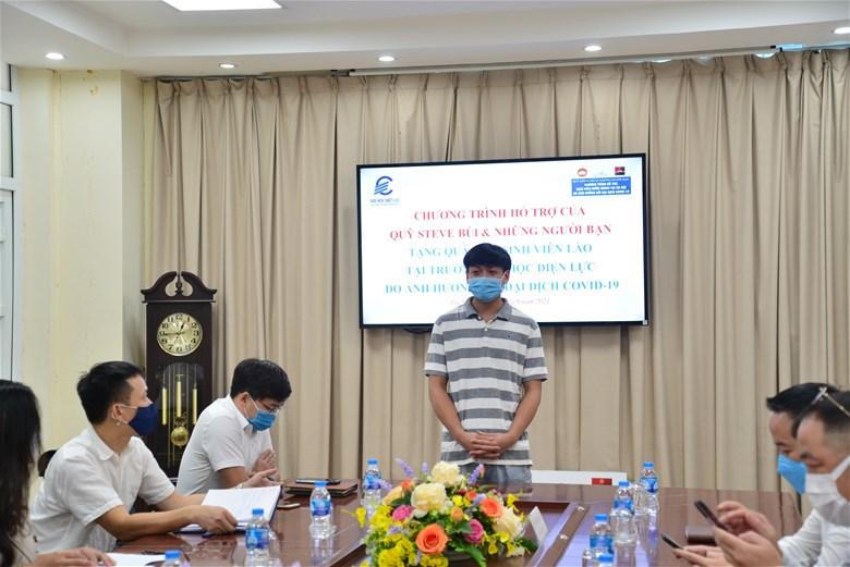 Quỹ Steve Bùi và Những người bạn chia sẻ khó khăn cùng lưu học sinh Lào tại trường Đại học Điện lực 