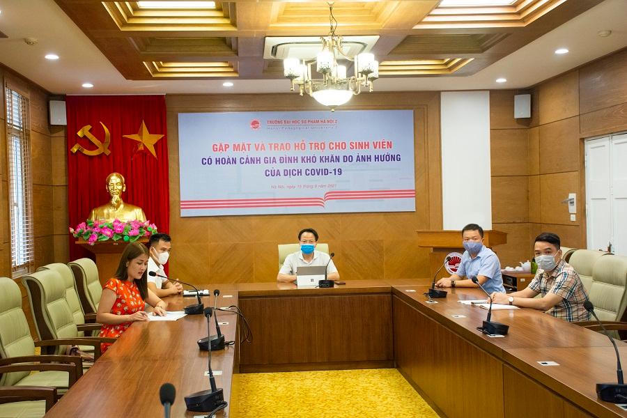 Trường ĐHSP Hà Nội 2: Hỗ trợ 2 triệu đồng/sinh viên có hoàn cảnh khó khăn do ảnh hưởng của dịch COVID-19 