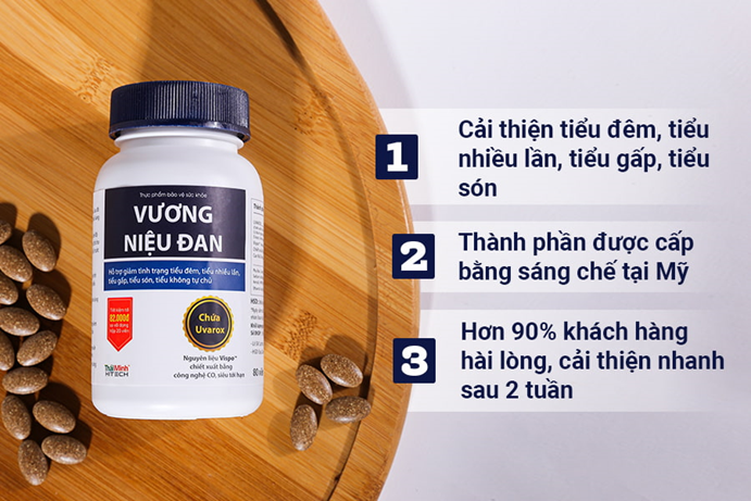 Kiểm chứng chất lượng thực phẩm bảo vệ sức khỏe Vương Niệu Đan cải thiện tiểu đêm, tiểu nhiều