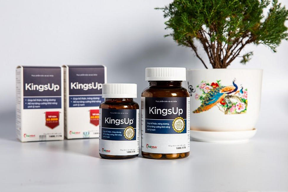 Thực phẩm bảo vệ sức khỏe KingsUp đã có dạng lọ 80 viên