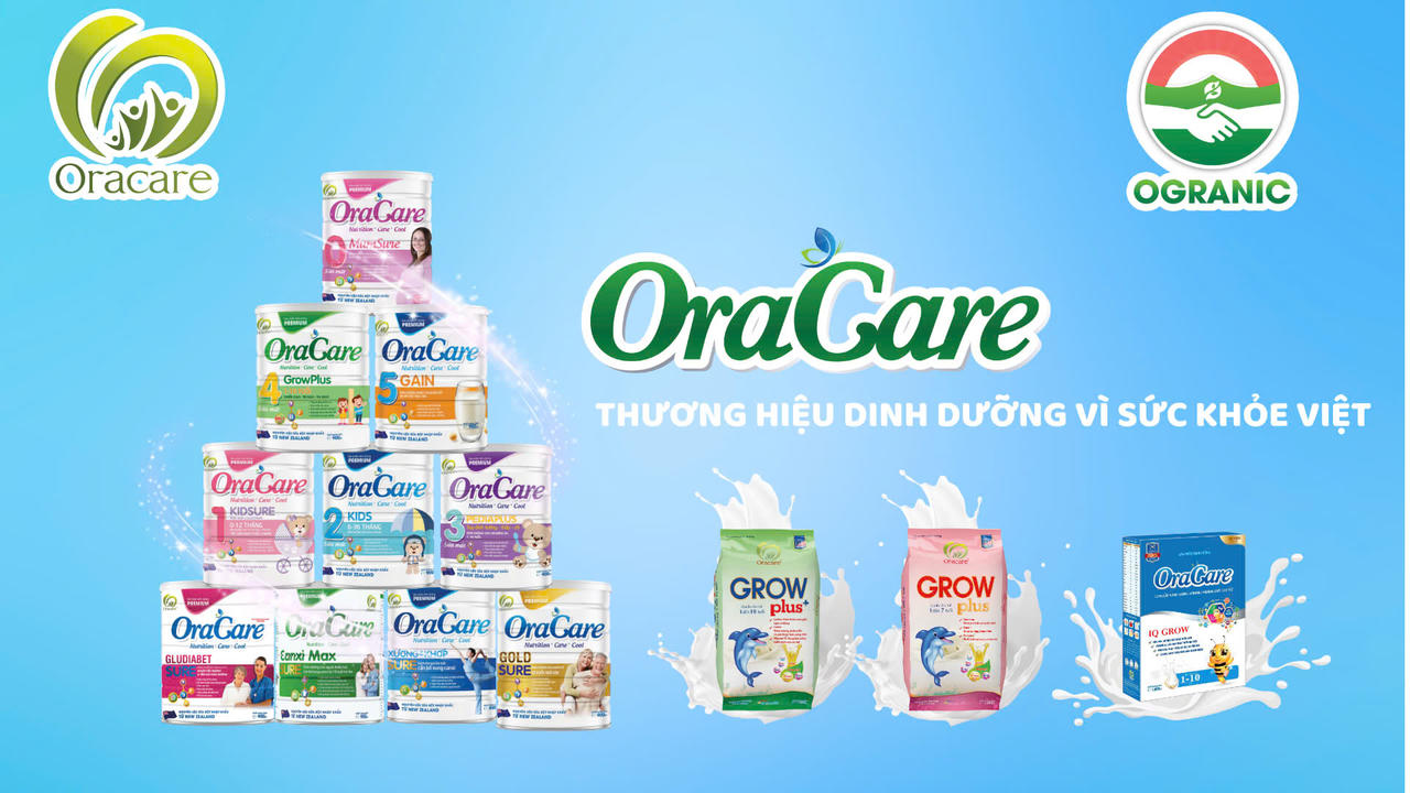 Ogranic & Oracare - Thương hiệu dinh dưỡng vì sức khoẻ người Việt