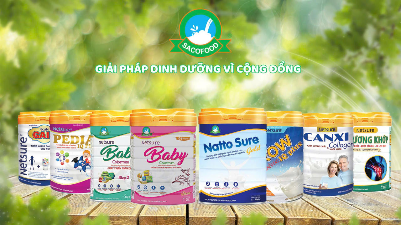 Sacofood - Giải pháp dinh dưỡng vì cộng đồng