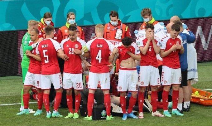 Đang đá, tiền vệ Christian Eriksen bất tỉnh ngay trên sân, trận Đan Mạch - Phần Lan phải tạm hoãn