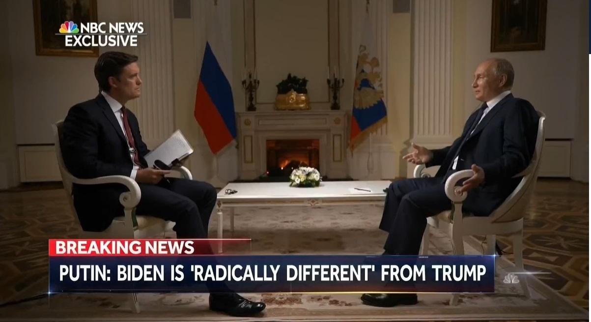 Lần đầu trả lời phỏng vấn báo Mỹ sau 3 năm, ông Putin so sánh ông Trump và ông Biden