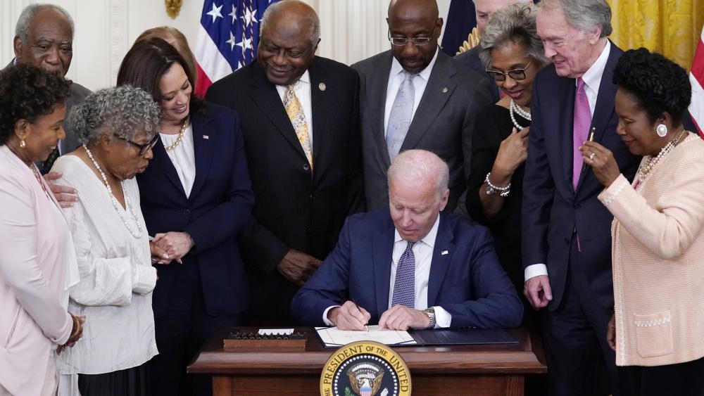 Kỷ niệm chấm dứt chế độ nô lệ ở Mỹ trở thành ngày lễ liên bang thứ 11