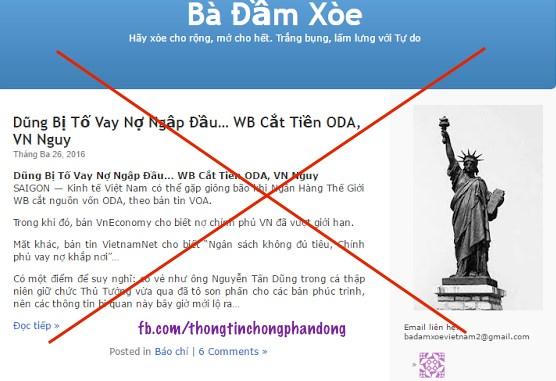 Phạt tù blogger 'Bà Đầm Xòe' về hành vi tuyên truyền chống Nhà nước