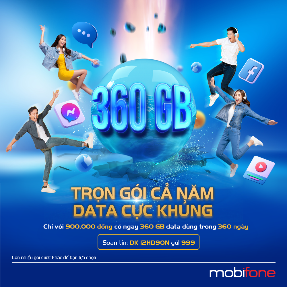Mua data dài kỳ, thỏa sức dùng internet cả năm