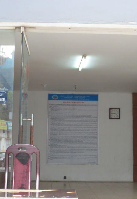 Cảnh nhếch nhác, nham nhở của Tòa nhà CTM 299 Cầu Giấy